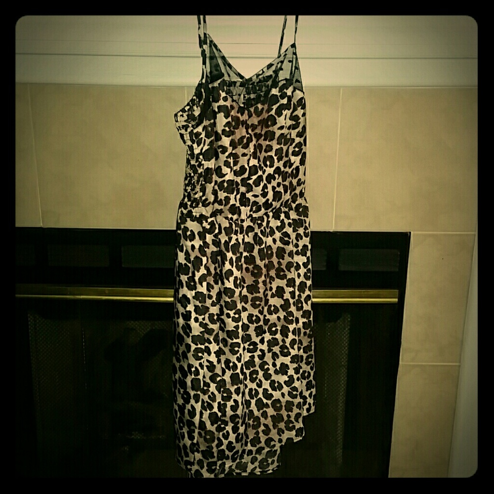 Leopard print dress